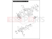 Harley-Davidson 2012 TOURING ROAD KING CLASSIC  - FLHRC TRANSMISSION BEARINGS & COVERS