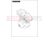 Harley-Davidson 2012 TOURING ELECTRA GLIDE ULTRA LIMITED  - FLHTK ENGINE ASSEMBLY - TWIN CAM 103â¢