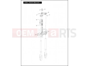 Harley-Davidson 2012 VRSC VRSCDX NIGHT ROD SPECIAL  - VRSCDX FORK, FRONT BRACKET
