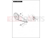 Harley-Davidson 2012 VRSC VRSCDX NIGHT ROD SPECIAL  - VRSCDX 105 BELT & SPROCKETS