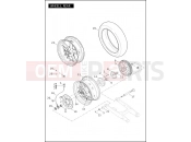 WHEELS, REAR - Harley-Davidson VRSCDX NIGHT ROD SPECIAL ANV - VRSCDX ANV 2012