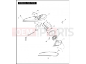 Harley-Davidson 2011 CVO/CUSTOM CVO SOFTAIL CONVERTIBLE  - FLSTSE2 CONSOLE, FUEL TANK