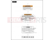 Harley-Davidson 2011 CVO/CUSTOM CVO SOFTAIL CONVERTIBLE  - FLSTSE2 LABELS