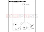 Harley-Davidson 2011 CVO/CUSTOM CVO SOFTAIL CONVERTIBLE  - FLSTSE2 WIRING HARNESS, CONSOLE OVERLAY