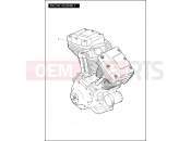 Harley-Davidson 2011 DYNA DYNA FAT BOB  - FXDF ENGINE ASSEMBLY - TWIN CAM 96â¢