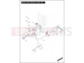 Harley-Davidson 2011 SOFTAIL ROCKER C  - FXCWC BRAKE LINE & MODULE, REAR, ABS