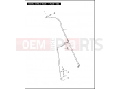 Harley-Davidson 2011 TOURING ELECTRA GLIDE CLASSIC  - FLHTC BRAKE LINE, FRONT - NON-ABS