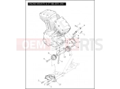 Harley-Davidson 2011 TOURING ELECTRA GLIDE CLASSIC  - FLHTC ENGINE MOUNTS & STABILIZER LINK