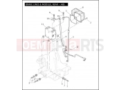 Harley-Davidson 2011 TOURING STREET GLIDE  - FLHX 103 BRAKE LINES & MODULE, REAR - ABS