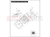 Harley-Davidson 2011 VRSC VRSCDX NIGHT ROD SPECIAL  - VRSCDX CAMSHAFT COVERS - FRONT SHOWN