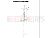 Harley-Davidson 2011 VRSC V-ROD MUSCLE  - VRSCF 105 FORK, FRONT BRACKET - VRSCF