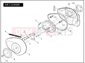 Harley-Davidson 2010 DYNA DYNA LOW RIDER  - FXDL AIR CLEANER