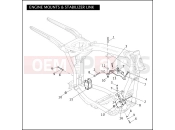 Harley-Davidson 2010 DYNA DYNA LOW RIDER  - FXDL ENGINE MOUNTS & STABILIZER LINK
