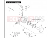 Harley-Davidson 2010 DYNA DYNA LOW RIDER  - FXDL FRONT TURN SIGNALS