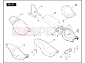Harley-Davidson 2010 DYNA DYNA WIDE GLIDE  - FXDWG SEATS
