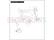 Harley-Davidson 2010 SOFTAIL CROSS BONES  - FLSTSB FRONT FENDER - FLSTSB