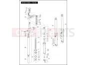 Harley-Davidson 2010 SOFTAIL CROSS BONES  - FLSTSB FRONT FORK - FXCWC