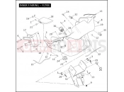 Harley-Davidson 2010 TOURING ROAD KING  - FLHR INNER FAIRING - FLTRX