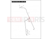 Harley-Davidson 2010 TOURING ELECTRA GLIDE STANDARD  - FLHT FRONT BRAKE LINE - NON-ABS