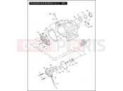 Harley-Davidson 2010 TOURING ELECTRA GLIDE STANDARD  - FLHT TRANSMISSION BEARINGS & COVERS