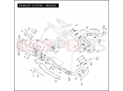 Harley-Davidson 2010 VRSC VRSCAW V-ROD  - VRSCAW 105 EXHAUST SYSTEM - VRSCDX