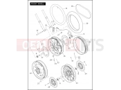 Harley-Davidson 2010 VRSC VRSCDX NIGHT ROD SPECIAL  - VRSCDX 105 FRONT WHEEL