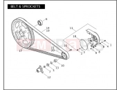 Harley-Davidson 2010 VRSC V-ROD MUSCLE  - VRSCF BELT & SPROCKETS