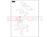 Harley-Davidson 2010 VRSC V-ROD MUSCLE  - VRSCF SEATS