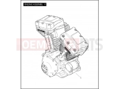 Harley-Davidson 2009 CVO/CUSTOM CVO ULTRA CLASSIC  - FLHTCUSE4 ENGINE ASSEMBLY