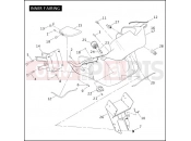 Harley-Davidson 2009 CVO/CUSTOM CVO ROAD GLIDE  - FLTRSE3 INNER FAIRING