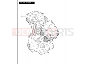 Harley-Davidson 2009 DYNA DYNA SUPER GLIDE CUSTOM  - FXDC ENGINE ASSEMBLY - TWIN CAM 96â¢