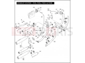 Harley-Davidson 2009 DYNA DYNA SUPER GLIDE CUSTOM  - FXDC EXHAUST SYSTEM - FXD, FXDL, FXDC & FXDB