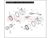 Harley-Davidson 2009 SIDECAR FLHT SIDECAR  - SIDECAR FOR FLHT INSTRUMENTS - FLHT, FLHTC, FLHTCU & FLHX