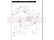 Harley-Davidson 2009 SOFTAIL HERITAGE SOFTAIL  - FLST FUEL TANK - ALL MODELS EXCEPT FXCW & FXCWC