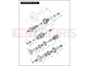 Harley-Davidson 2009 SOFTAIL ROCKER C  - FXCWC TRANSMISSION GEARS