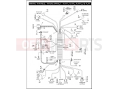 Harley-Davidson 2009 TOURING ROAD KING  - FLHR WIRING HARNESS - INTERCONNECT - FLHT, FLHTC, FLHTCU & FLHX