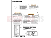 Harley-Davidson 2009 TOURING ROAD KING CLASSIC  - FLHRC WARNINGS & LABELS