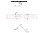 Harley-Davidson 2009 TOURING STREET GLIDE  - FLHX WIRING HARNESS, CONSOLE - FLHR & FLHRC