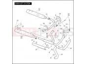 Harley-Davidson 2009 TOURING ROAD GLIDE  - FLTR EXHAUST SYSTEM