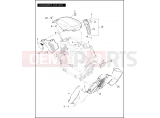 Harley-Davidson 2009 VRSC VRSCAW V-ROD  - VRSCAW 105 COSMETIC COVERS - VRSCF