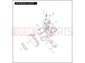 Harley-Davidson 2008 CVO/CUSTOM CVO ULTRA CLASSIC  - FLHTCUSE3 REAR BRAKE CALIPER