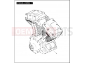 Harley-Davidson 2008 CVO/CUSTOM CVO DYNA  - FXDSE2 ENGINE ASSEMBLY