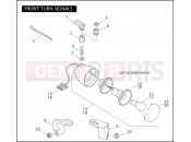Harley-Davidson 2008 DYNA DYNA LOW RIDER  - FXDL FRONT TURN SIGNALS
