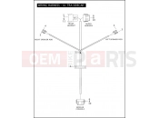 Harley-Davidson 2008 SIDECAR FLHX SIDECAR  - SIDECAR FOR FLHX WIRING HARNESS - ULTRA SIDECAR