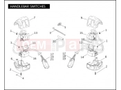Harley-Davidson 2008 SOFTAIL HERITAGE SOFTAIL CLASSIC  - FLSTC HANDLEBAR SWITCHES