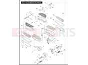 Harley-Davidson 2008 SOFTAIL NIGHT TRAIN  - FXSTB FOOTRESTS & FOOTBOARDS