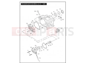 Harley-Davidson 2008 TOURING ELECTRA GLIDE STANDARD  - FLHT TRANSMISSION BEARINGS & COVERS