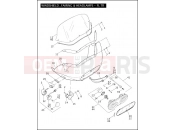 Harley-Davidson 2008 TOURING ELECTRA GLIDE STANDARD  - FLHT WINDSHIELD, FAIRING & HEADLAMPS - FLTR