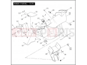 Harley-Davidson 2008 TOURING ELECTRA GLIDE CLASSIC  - FLHTC INNER FAIRING - FLTR