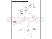 Harley-Davidson 2008 VRSC VRSCAW W/ABS  - VRSCAWA HANDLEBAR & THROTTLE CONTROL
